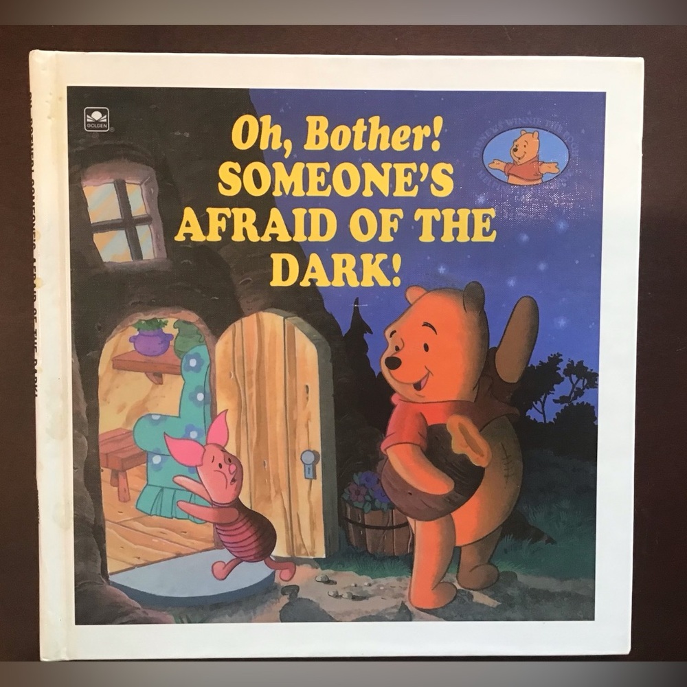 Vintage Disney Oh, Bother!  Someone’s Afraid Of The Dark!